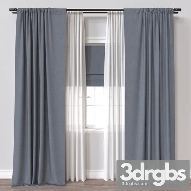 Curtain 299 2 3D Model Download