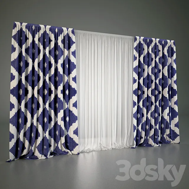 curtain 3 3DModel