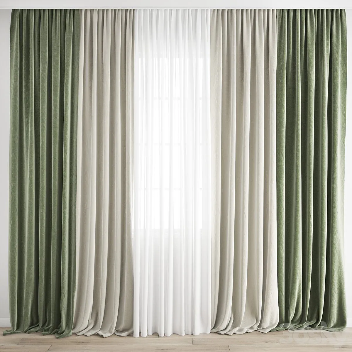 Curtain 300 3D Model