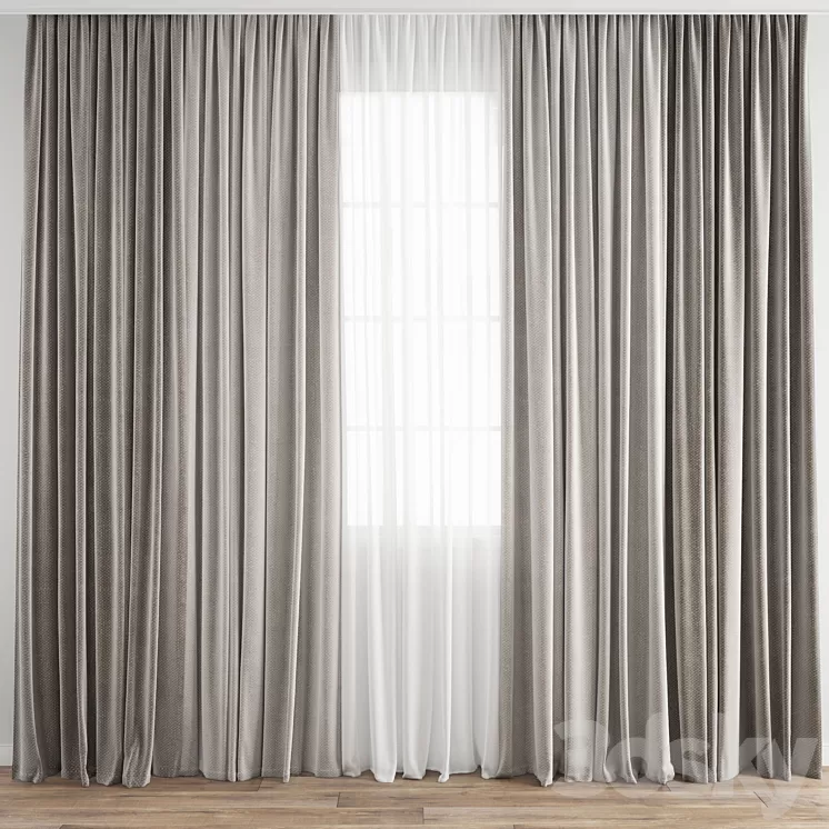 Curtain 303 3D Model Curtain 303 3D Model