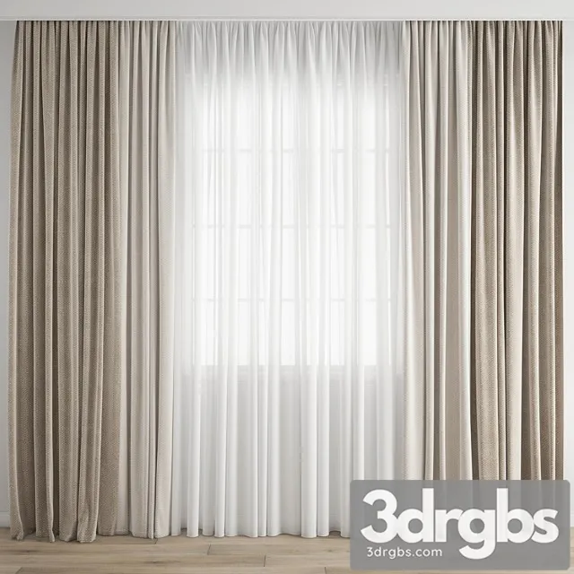 Curtain 304 3D Model Download