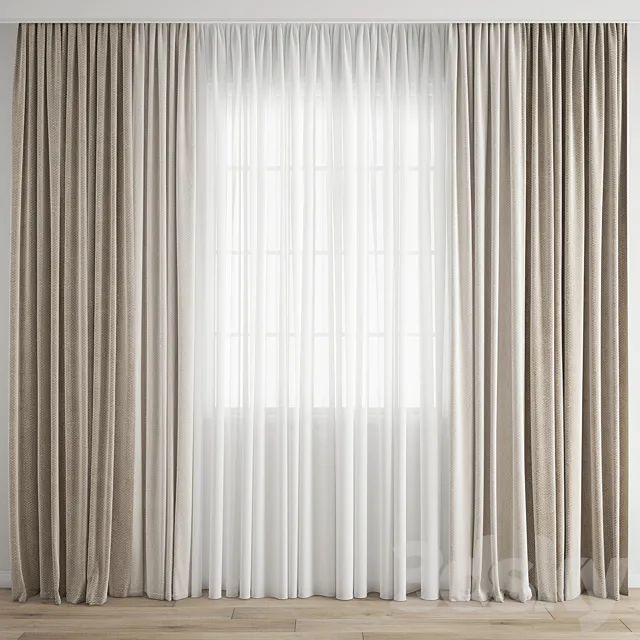 Curtain 304 3D Model Curtain 304 3D Model