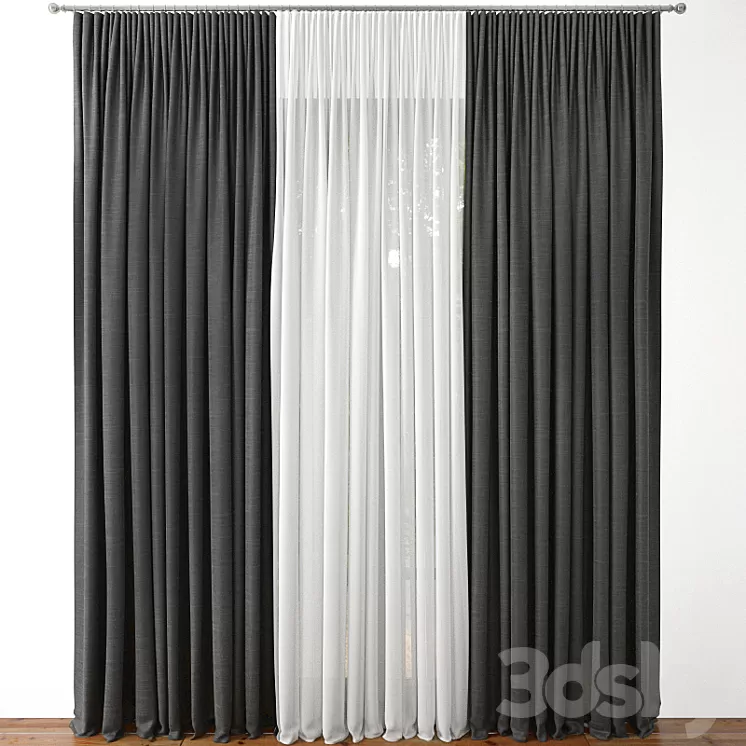 Curtain 31 3D Model