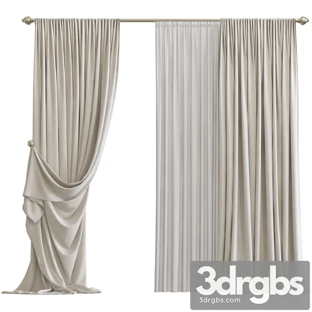 Curtain 314 2 3D Model Download