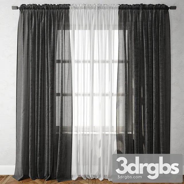 Curtain 32 3D Model Download