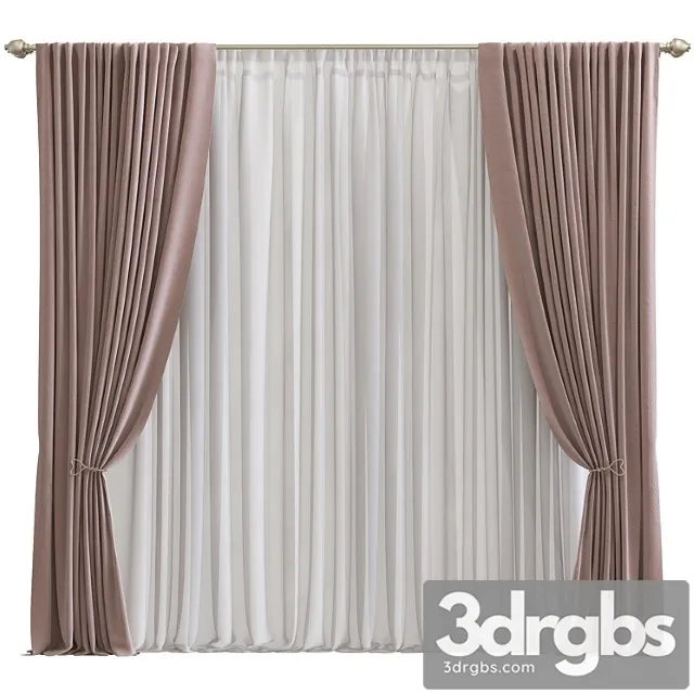 Curtain 324 2 3D Model Download