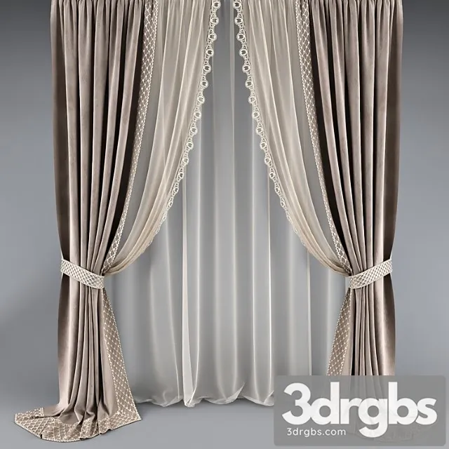 Curtain 33 9 3D Model Download