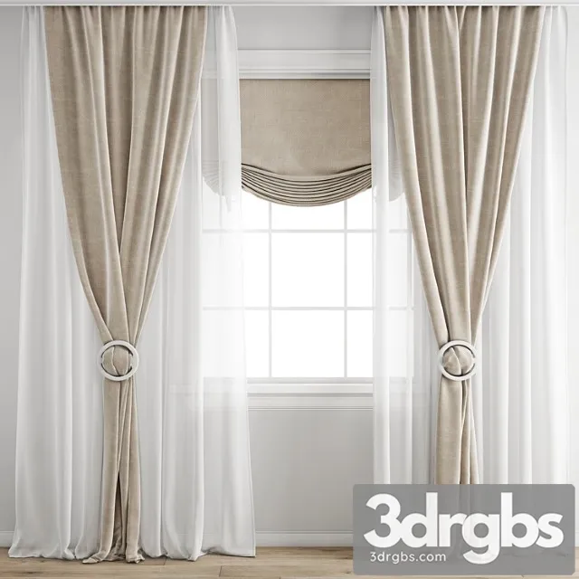 Curtain 343 3D Model Download