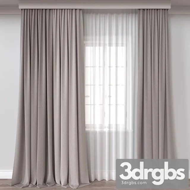 Curtain 351 2 3D Model Download