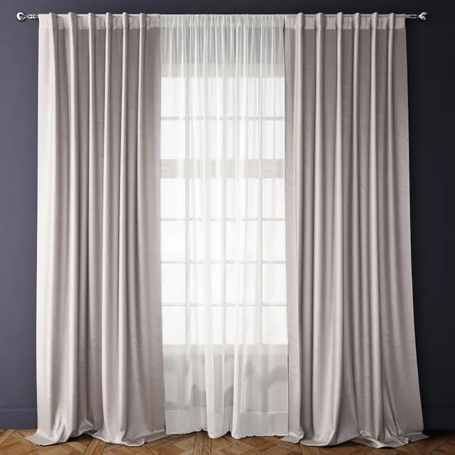Curtain 36 3D Model