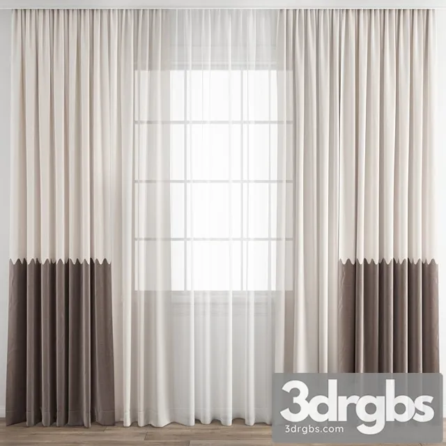 Curtain 360 3D Model Download