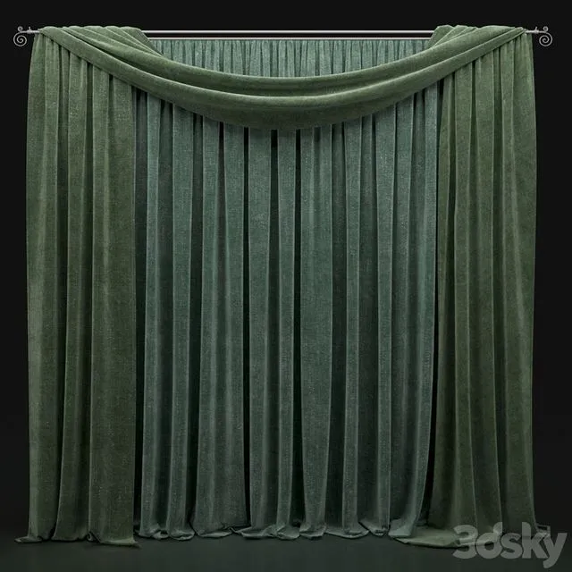 Curtain 363 3D Model Curtain 363 3D Model