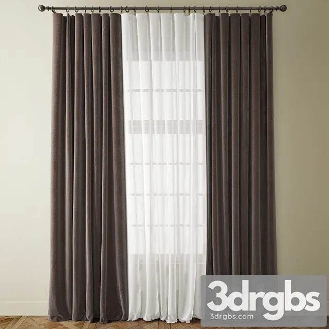 Curtain 37 3D Model Download