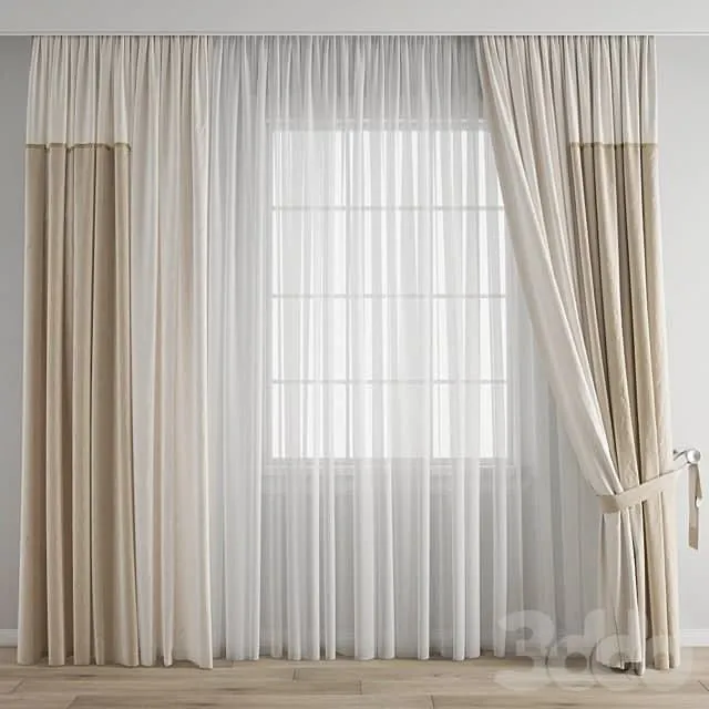 Curtain 371 3D Model Curtain 371 3D Model