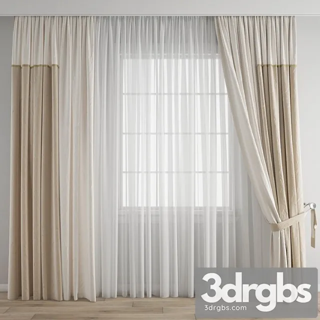 Curtain 371 3D Model Download