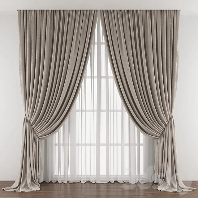 Curtain 372 3D Model Curtain 372 3D Model
