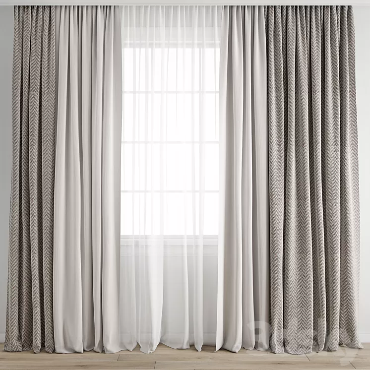 Curtain 372 3D Model Curtain 372 3D Model
