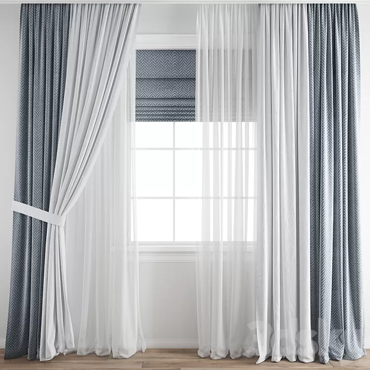 Curtain 373 3D Model Curtain 373 3D Model