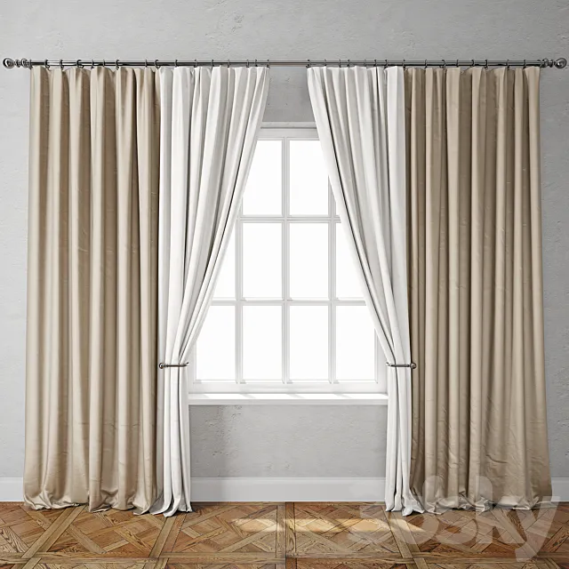 Curtain 38 3D Model