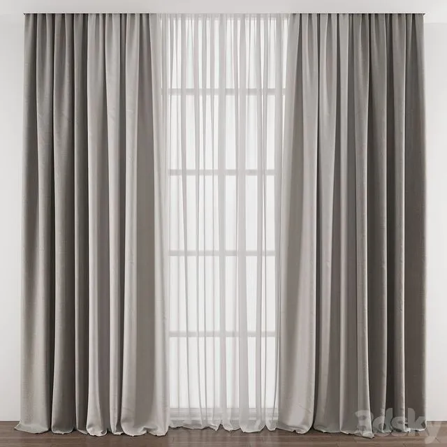Curtain 384 3D Model Curtain 384 3D Model