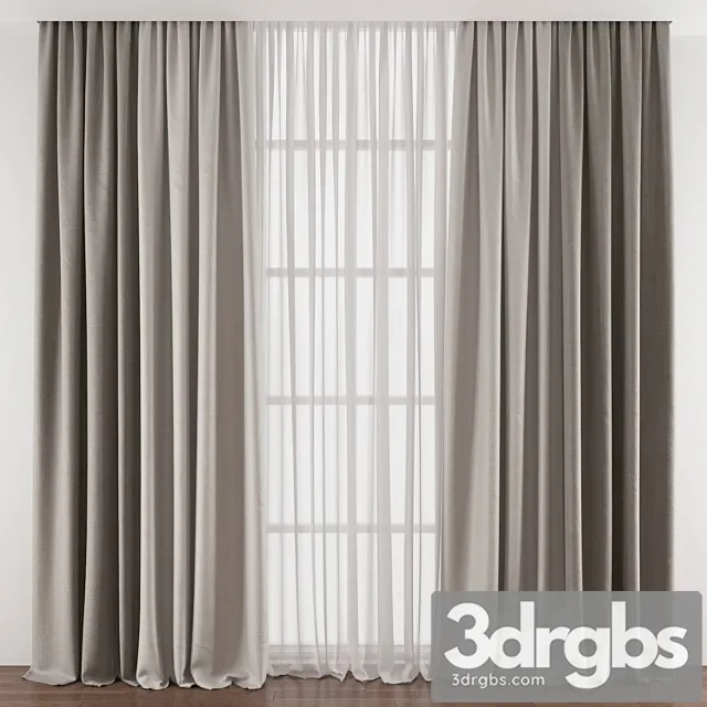 Curtain 384 3D Model Download