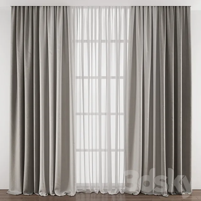 Curtain 384 3DModel Curtain 384 3DModel