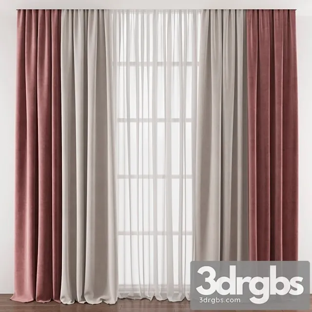 Curtain 386 3D Model Download