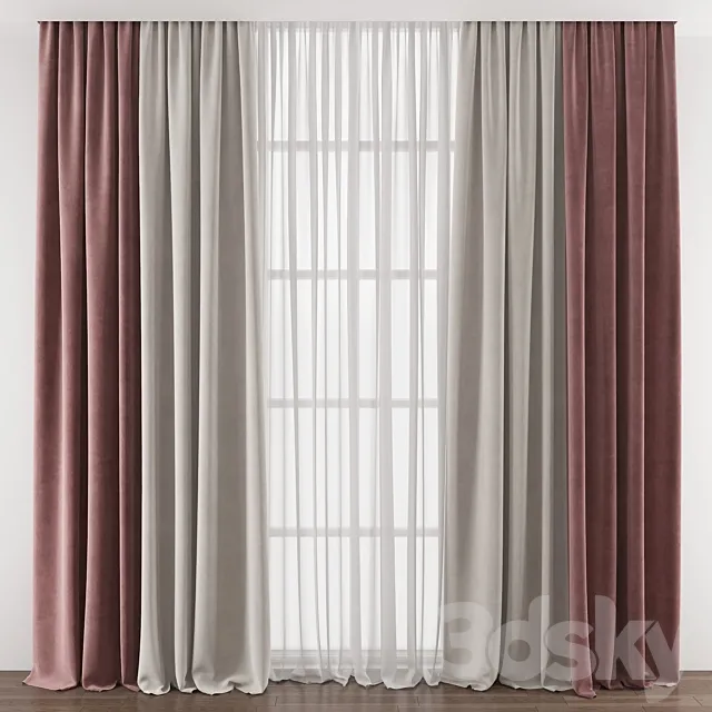 Curtain 386 3DModel Curtain 386 3DModel