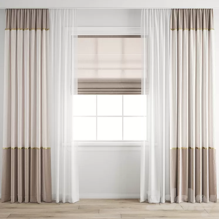 Curtain 389 3D Model Curtain 389 3D Model