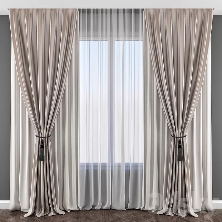 Curtain 3D Model
