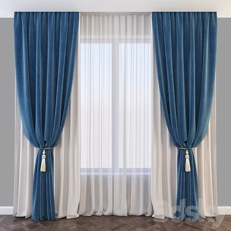 Curtain 3D Model