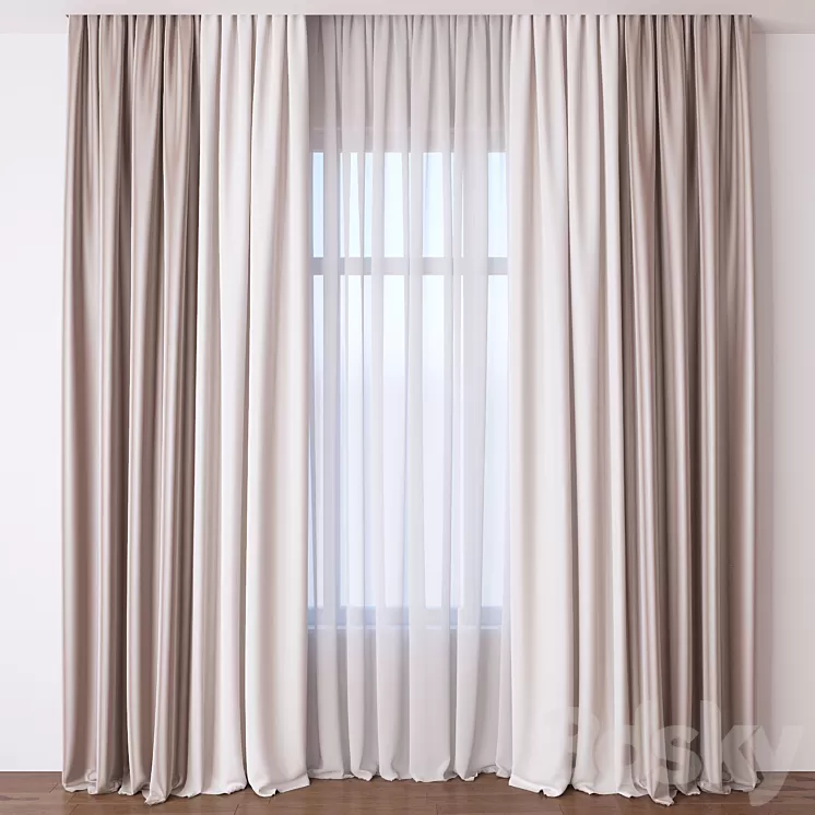 Curtain 3D Model