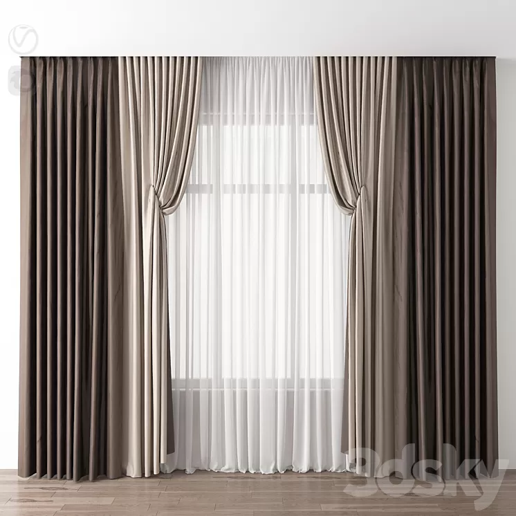 Curtain 3D Model