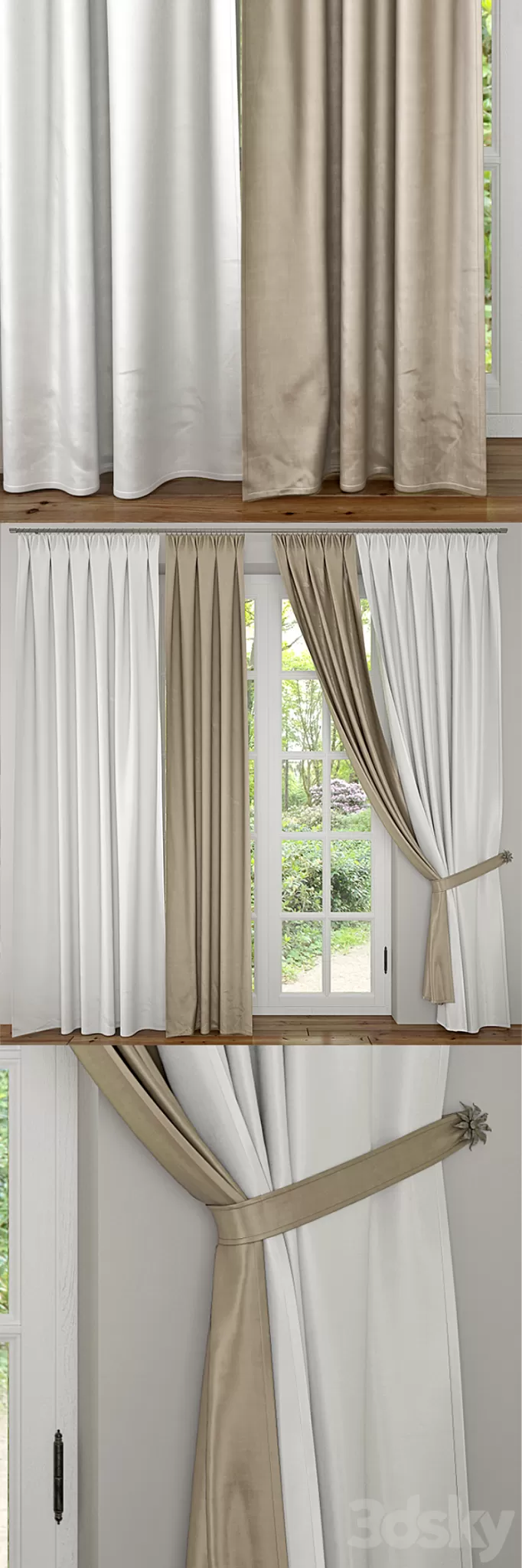 Curtain 3D Model