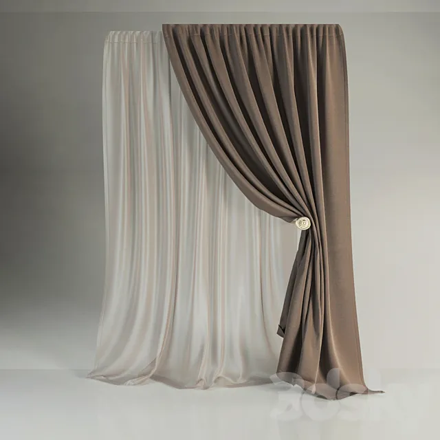 curtain 3D Model