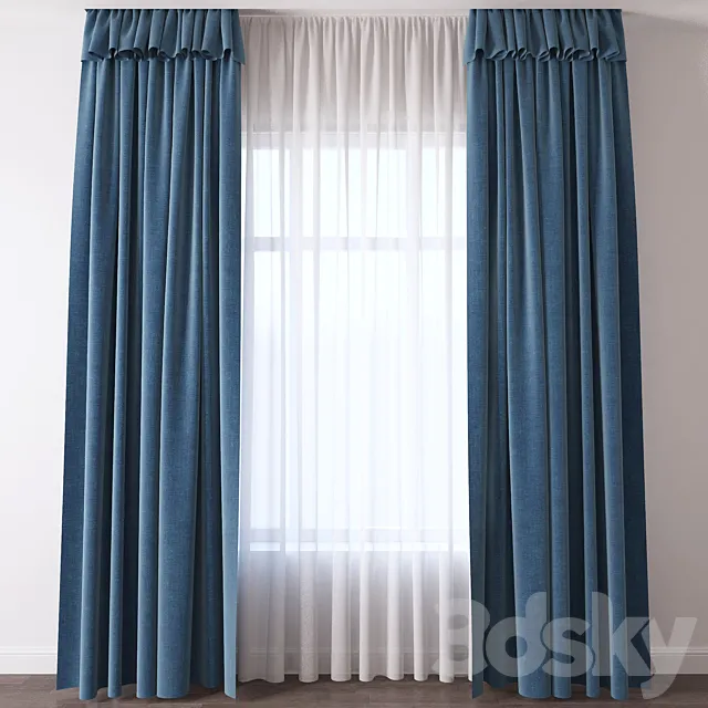 Curtain 3D Model Curtain 3D Model