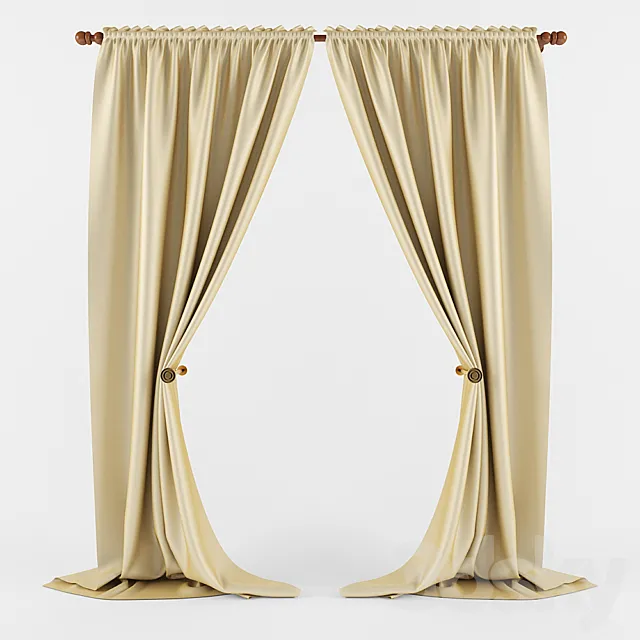 Curtain 3D Model