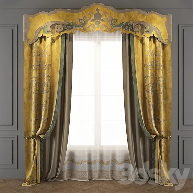 curtain 3D Model curtain 3D Model