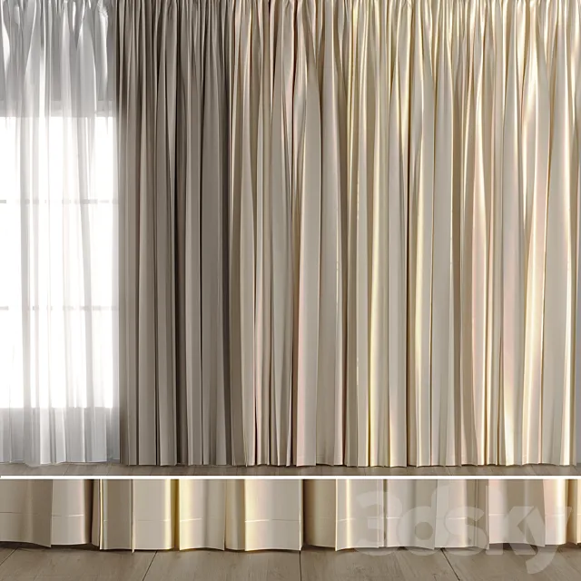 Curtain 3D Model