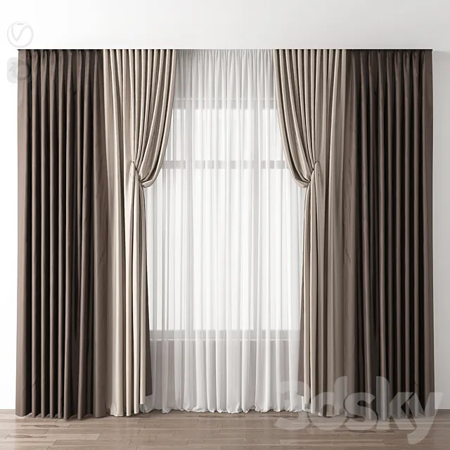 Curtain 3DModel Curtain 3DModel