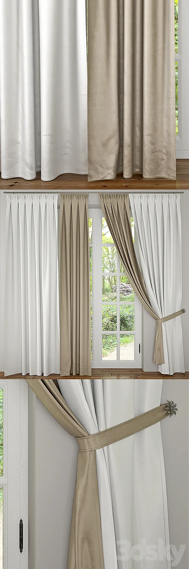 Curtain 3D Model