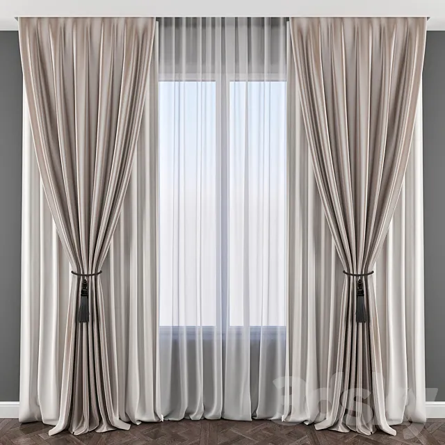 Curtain 3DModel Curtain 3DModel