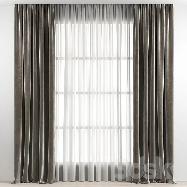 Curtain 3DModel Curtain 3DModel