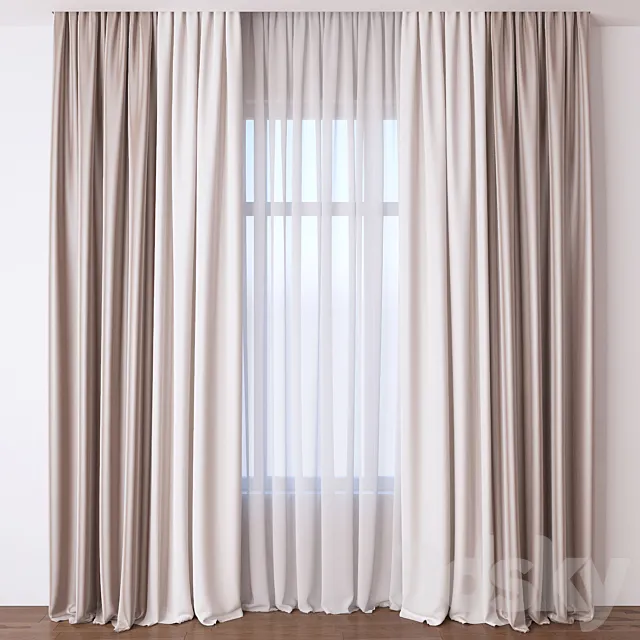 Curtain 3DModel Curtain 3DModel