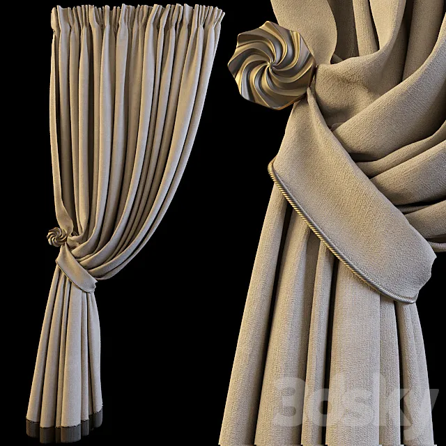 curtain 3DModel curtain 3DModel