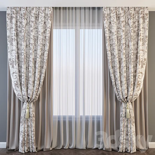 Curtain 3DModel Curtain 3DModel