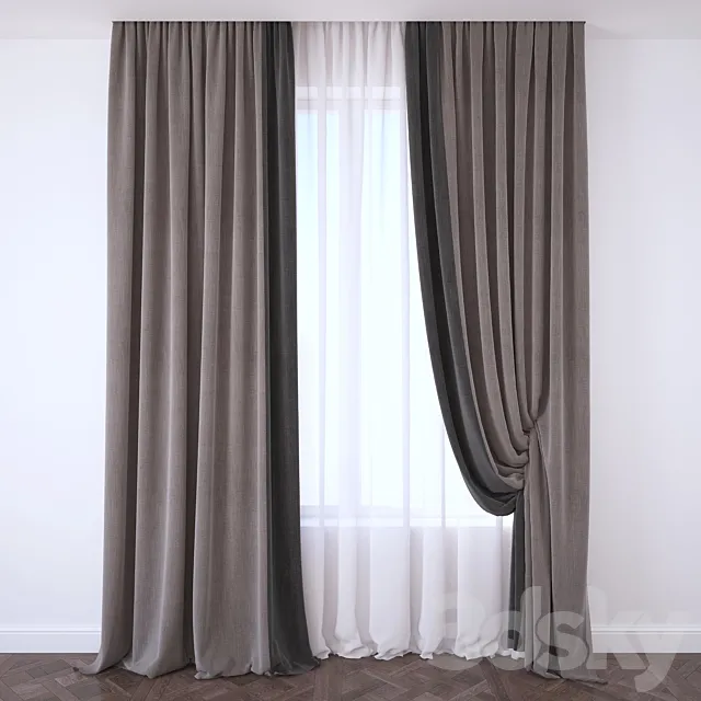 Curtain 3DModel Curtain 3DModel