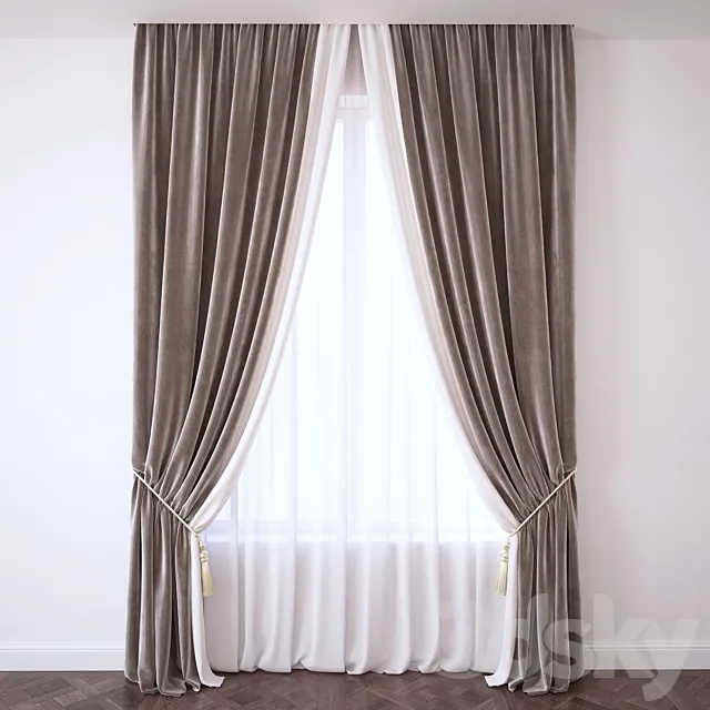 Curtain 3DModel Curtain 3DModel