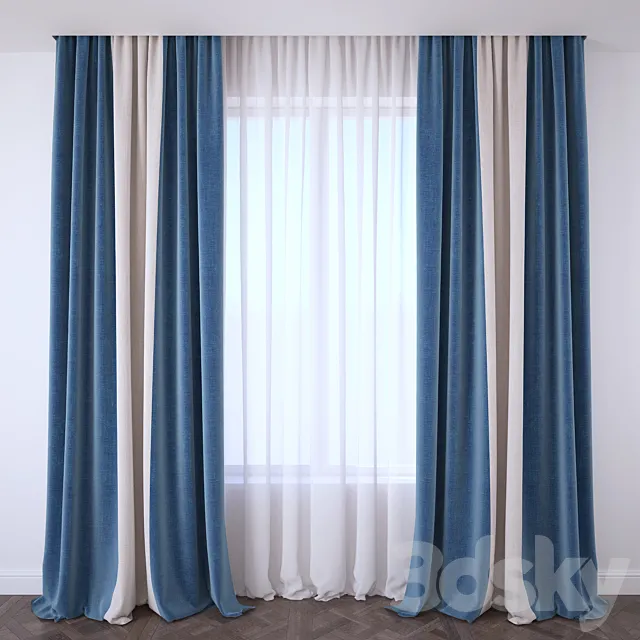 Curtain 3DModel Curtain 3DModel