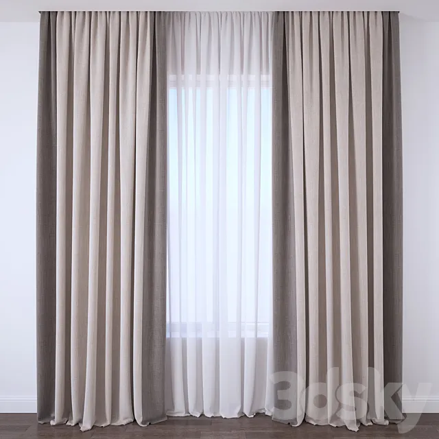 Curtain 3DModel Curtain 3DModel